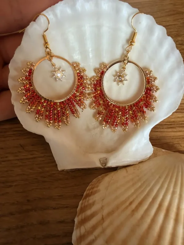 Серьги Солнечное Сияние